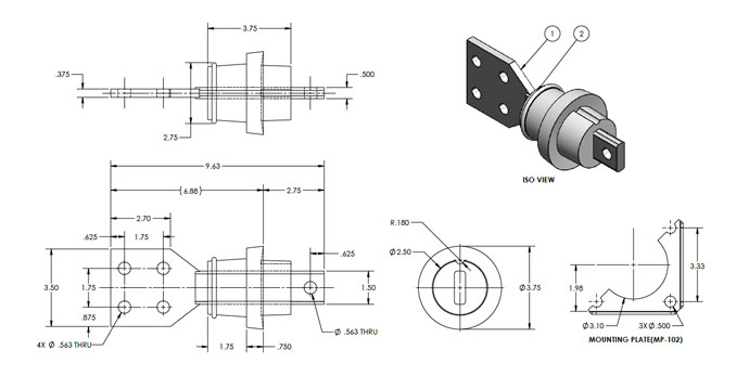 Drawing Bushing 90-375